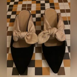 The Row Coco Suede Kitten Heels